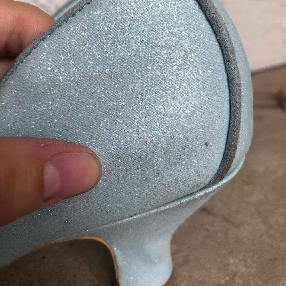 Irregular Choice Light Blue Bow Heels - Picture 4 of 8